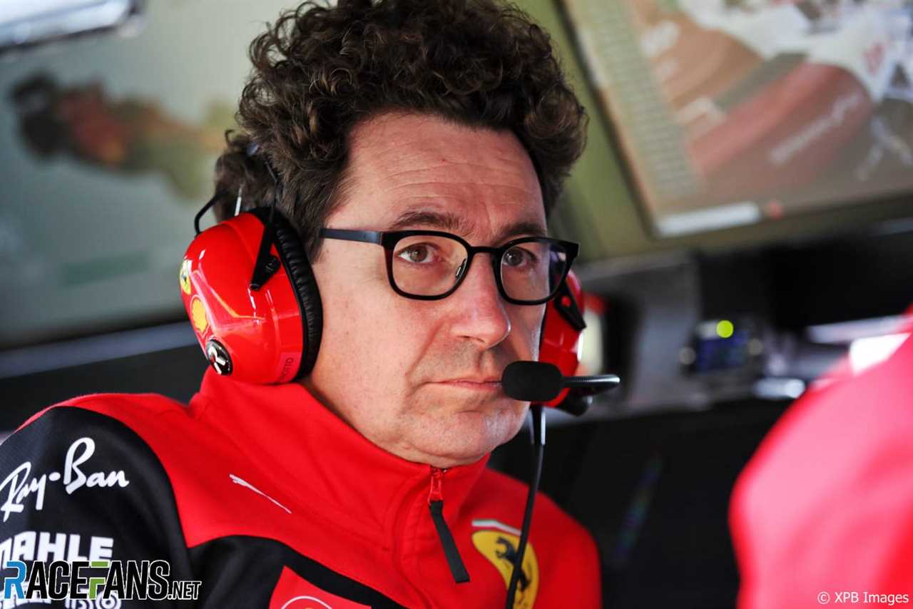 Mattia Binotto, Ferrari Team Principal, Silverstone, 2022