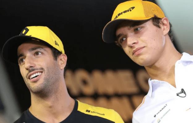 McLaren: "...Ricciardo was well ahead of Norris"