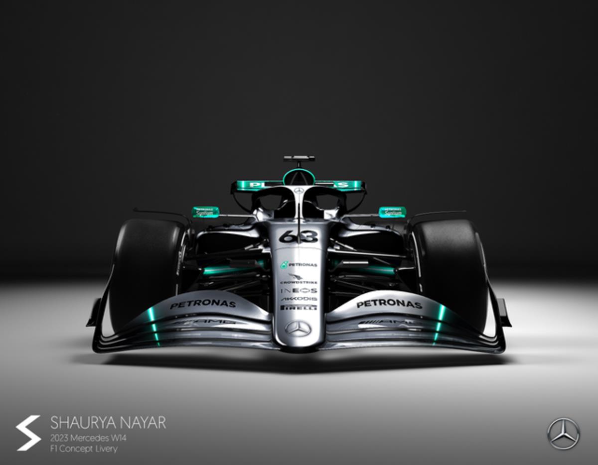 F1 News: Mercedes 14 Livery Imagined by Fans Ahead of 2023 Season - F1 Briefings