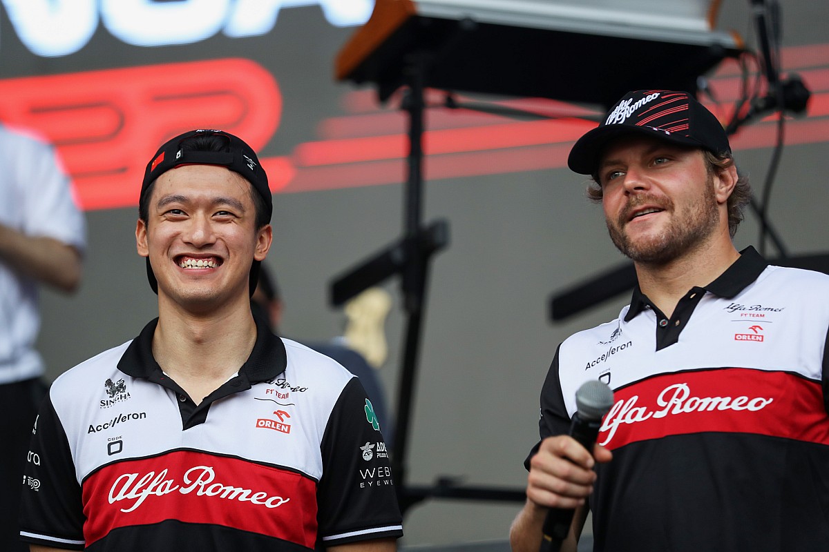 Bottas impressed by Zhou's lack of mistakes in rookie F1 season