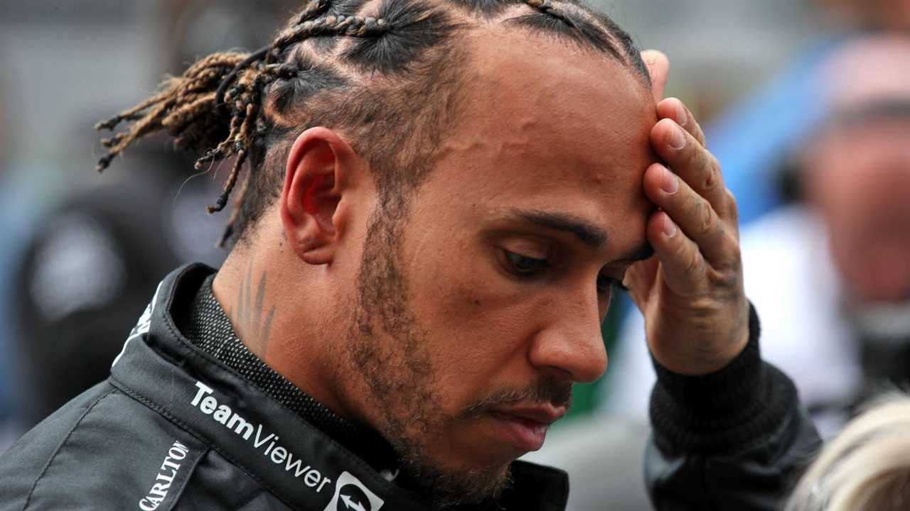 Lewis Hamilton before the Austrian GP sprint. Red Bull Ring July 2022.