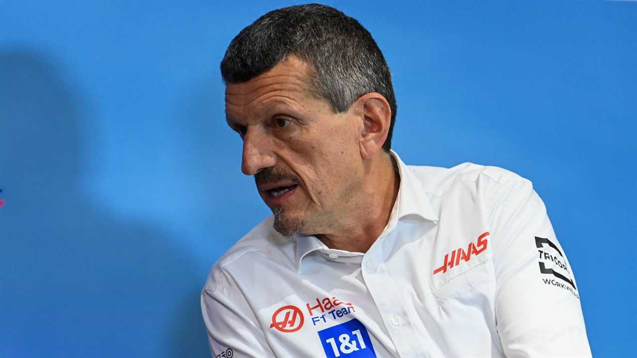 Guenther Steiner making a point. Red Bull Ring July 2022.