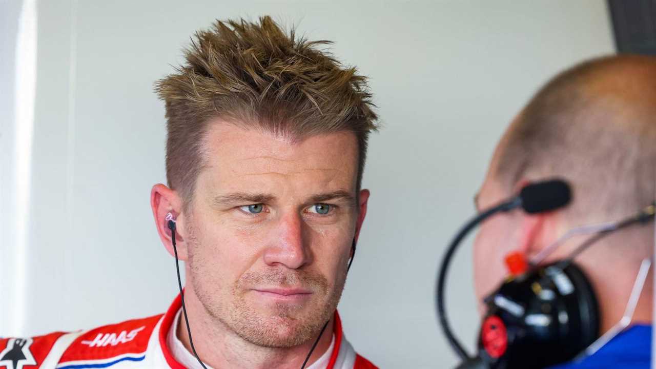 Nico Hulkenberg at the post-season test. Abu Dhabi November 2022.