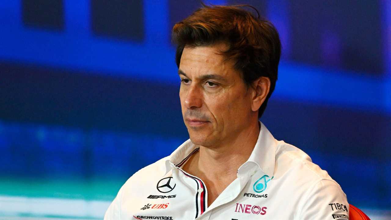 Mercedes' Toto Wolff at the Abu Dhabi Grand Prix. Yas Marina, November 2022.