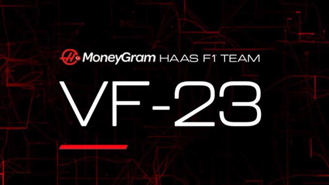 Haas F1 team's 2023 VF-23 launch logo