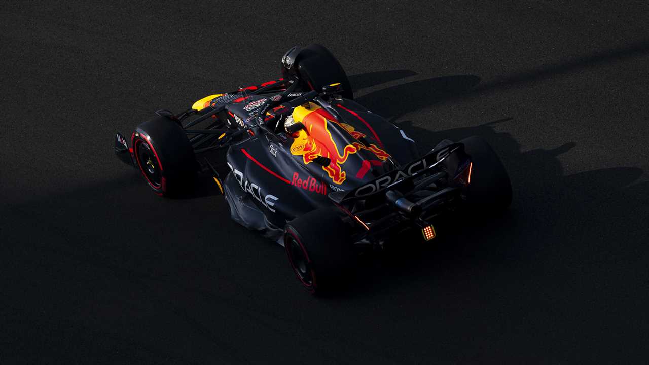 Max Verstappen in action for Red Bull. December 2022