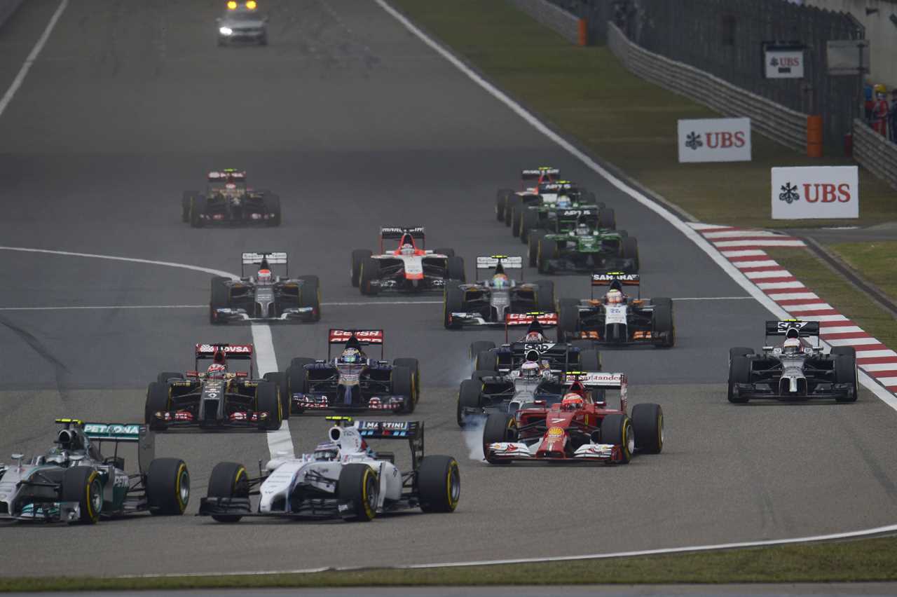 Motor Racing Formula One World Championship Chinese Grand Prix Race Day Shanghai, China