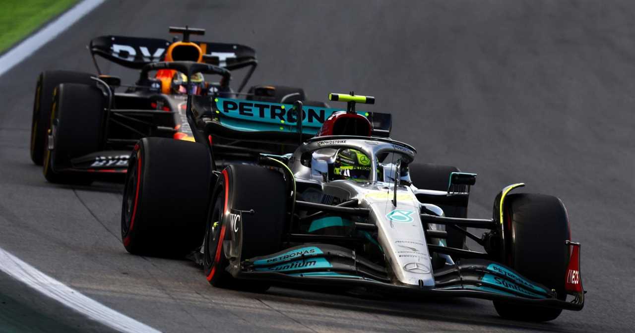 Hamilton thrilled after 'surreal' Red Bull overtake in Brazil Sprint