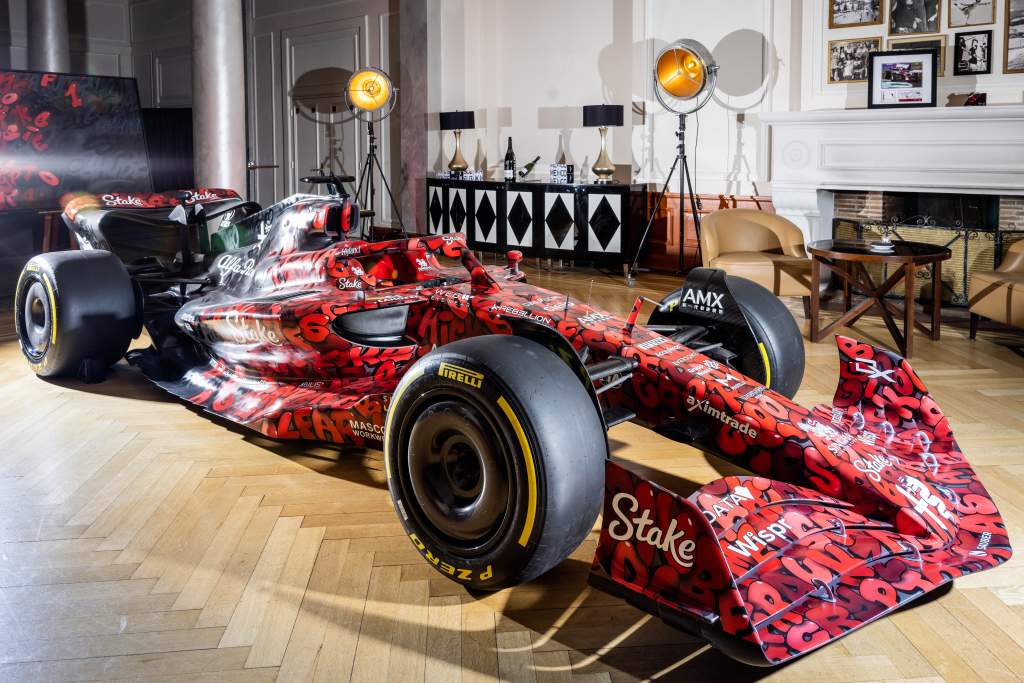 Alfa Romeo reveals surreal Art Car F1 livery
