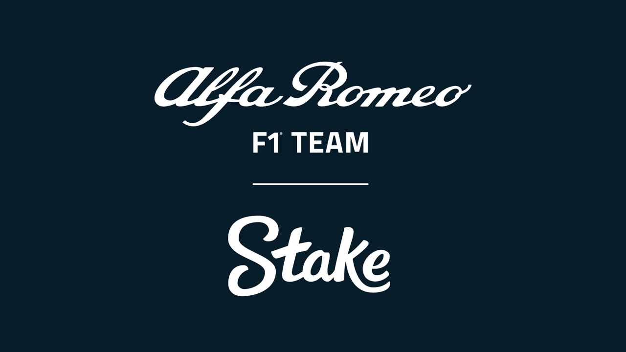 Alfa Romeo's new sponsor Stake.com.
