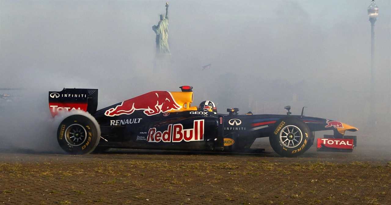 Why are Red Bull launching their F1 car in America?