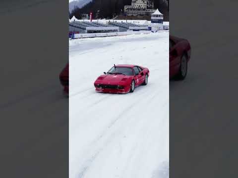 Are you ready to take a spin around the frozen lake of #StMoritz?  #FerrariClassiche #Ferrari