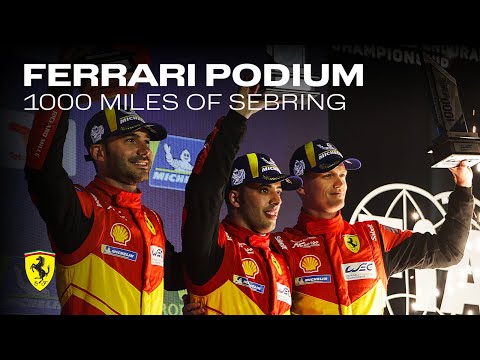 Ferrari Hypercar | 1000 Miles of Sebring – Debut with podium for the 499P
