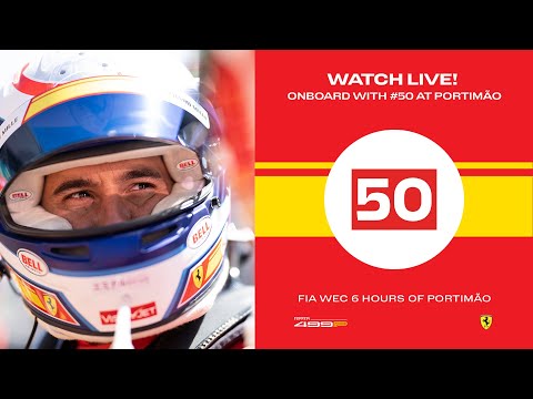 Ferrari Hypercar | Onboard the #50 LIVE race action at 6 Hours of Portimão 2023 | FIA WEC