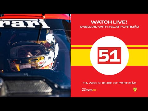 Ferrari Hypercar | Onboard the #51 LIVE race action at 6 Hours of Portimão 2023 | FIA WEC