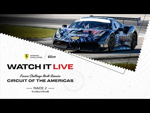 Ferrari Challenge North America Trofeo Pirelli – COTA, Race 2