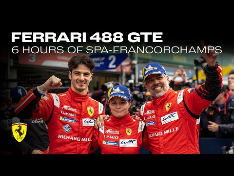 Ferrari 488 GTE | 6 Hours of Spa-Francorchamps: Ferrari 488 GTE wins at Spa, L.Wadoux makes history