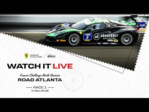 Ferrari Challenge North America Trofeo Pirelli&AM – Road Atlanta, Race 1