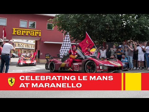 Maranello In Celebration Of The Le Mans Win