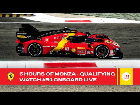 Ferrari Hypercar | Onboard the #51 for Qualifying at 6 Hours of Monza 2023 | FIA WEC