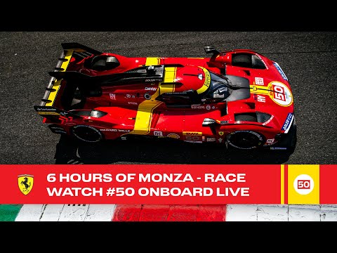 Ferrari Hypercar | Onboard the #50 LIVE race action at 6 Hours of Monza 2023 | FIA WEC