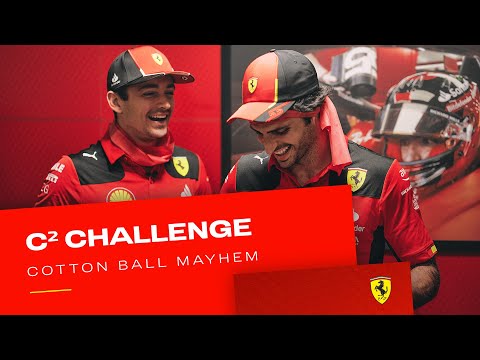 2023 C² Challenge | Cotton Ball Mayhem with Charles Leclerc and Carlos Sainz