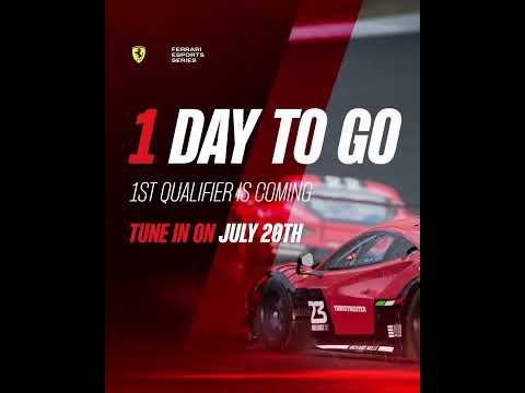 1 day until the first qualifiers in the Ferrari Esports Series 2023