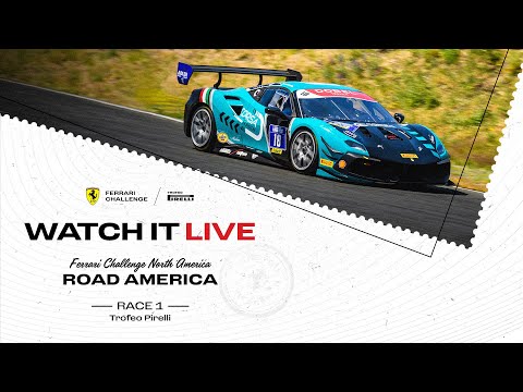 Ferrari Challenge North America Trofeo Pirelli&AM – Road America, Race 1