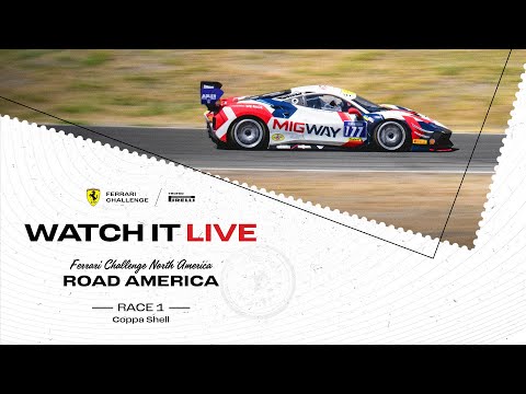 Ferrari Challenge North America Coppa Shell&AM – Road America, Race 1