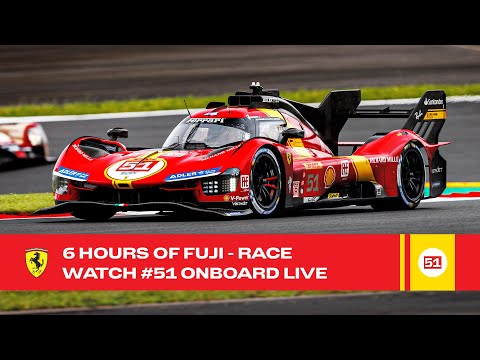 Ferrari Hypercar | Onboard the #51 LIVE race action at 6 Hours of Fuji 2023 | FIA WEC