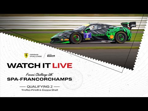 Ferrari Challenge UK - Spa-Francorchamps, Qualifying 2 Trofeo Pirelli & Coppa Shell