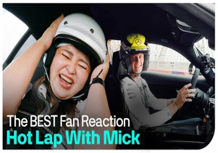 Fan Has AMAZING Reaction to a Hot Lap with Mick