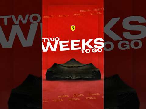 🚨 Two weeks to go until launch day 🚨#ScuderiaFerrari #CharlesLeclerc #CarlosSainz #shorts