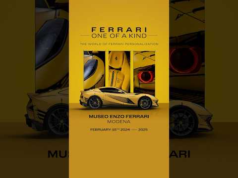 Come to discover the new exhibition One of a kind at the #MuseoEnzoFerrari in #Modena. #MuseiFerrari