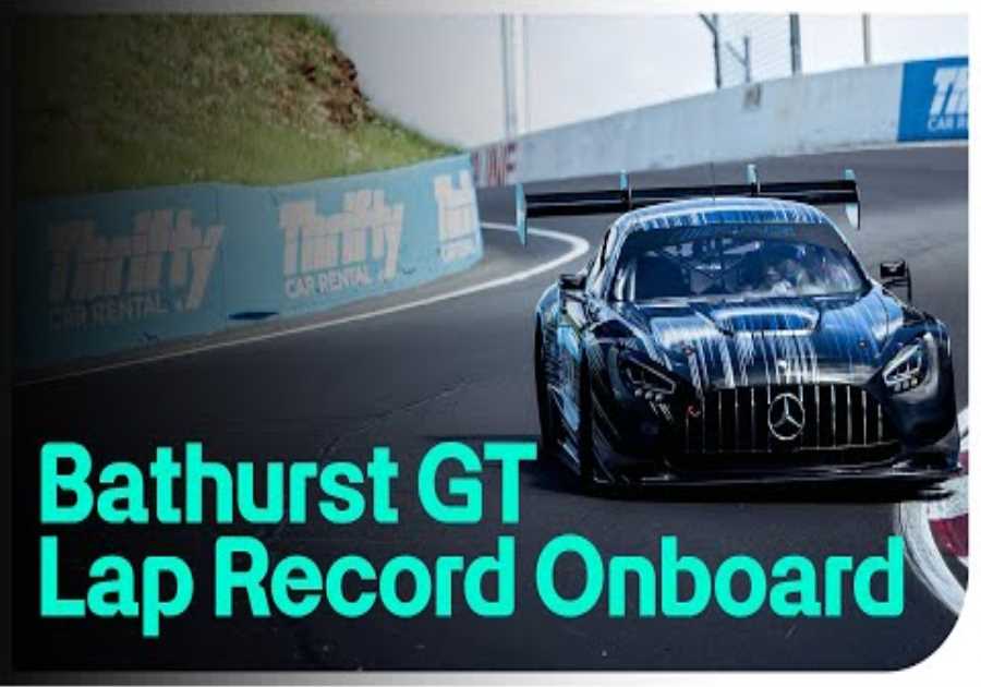ONBOARD | MEGA Mercedes AMG GT3 Lap Record at Bathurst ⚡