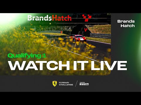 Ferrari Challenge UK - Brands Hatch, Qualifying 1 Trofeo Pirelli & Coppa Shell