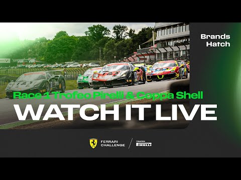 Ferrari Challenge UK - Trofeo Pirelli & Coppa Shell - Brands Hatch, Race 1