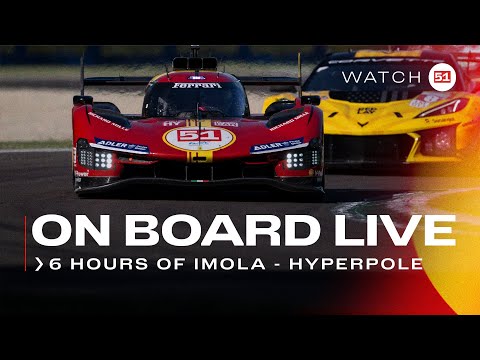 Onboard car #51 for HYPERPOLE at #WEC Imola 6H | Ferrari Hypercar