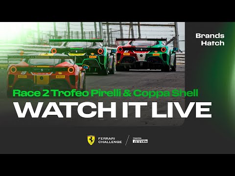 Ferrari Challenge UK - Trofeo Pirelli & Coppa Shell - Brands Hatch, Race 2