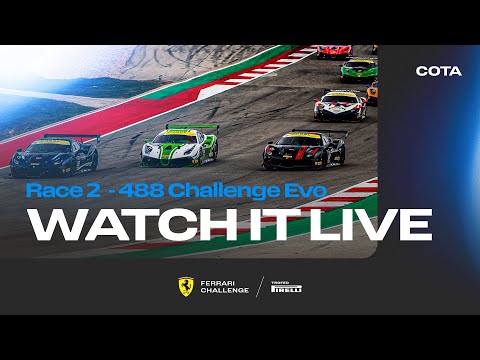 Ferrari Challenge North America Round 1 - Cota, Race 2 – 488 Challenge Evo