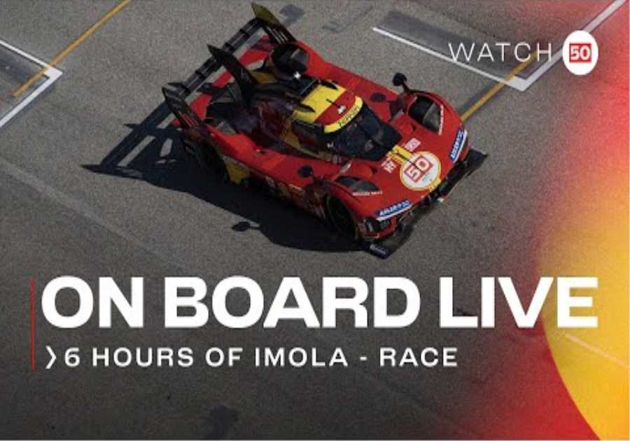 Onboard car #50 for race action at #WEC Imola 6H | Ferrari Hypercar