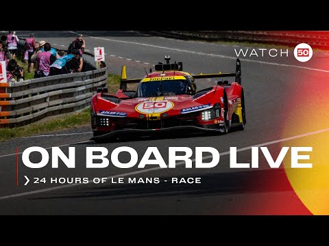 Onboard the #50 LIVE race action at 24H of Le Mans 2024 | Ferrari Hypercar Part 1