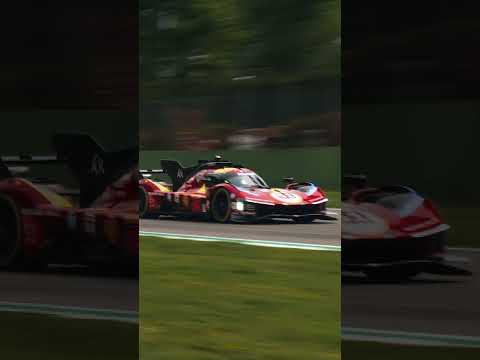 The moment Car 51 and Car 83 got us started in Imola 👊🇮🇹#FerrariHypercar #Ferrari499P #WEC #6HImola