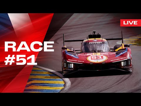 LIVE LE MANS 24 RACE Onboard car #51 | Ferrari Hypercar