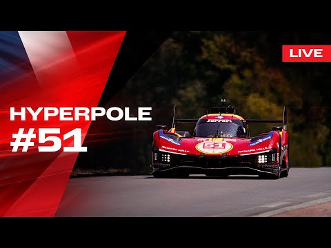 LIVE LE MANS 24 HYPERPOLE Onboard car #51 | Ferrari Hypercar