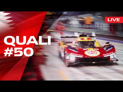 QUALI LIVE Onboard Car #50 | Qatar 1812 KM | Ferrari Hypercar