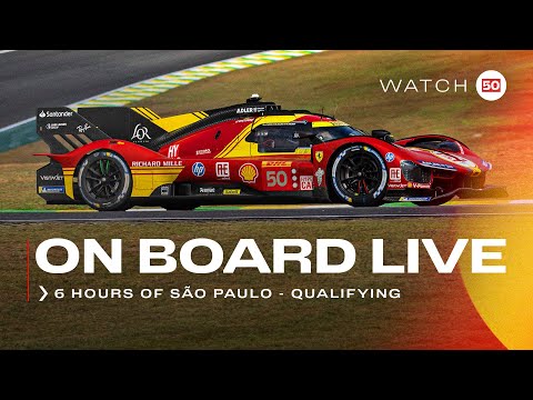 Onboard car #50 for HYPERPOLE at São Paulo 6H | Ferrari Hypercar