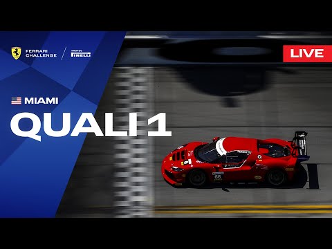 LIVE Ferrari Challenge North America - Miami, Qualifying 1