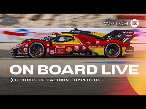 Onboard car #50 for QUALI at 8H of Bahrain | Ferrari Hypercar
