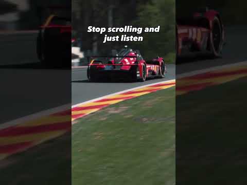 𝗦𝗧𝗢𝗣 ✋ and listen 🎧 #FerrariEndurance #FerrariHypercar #FerrariRaces